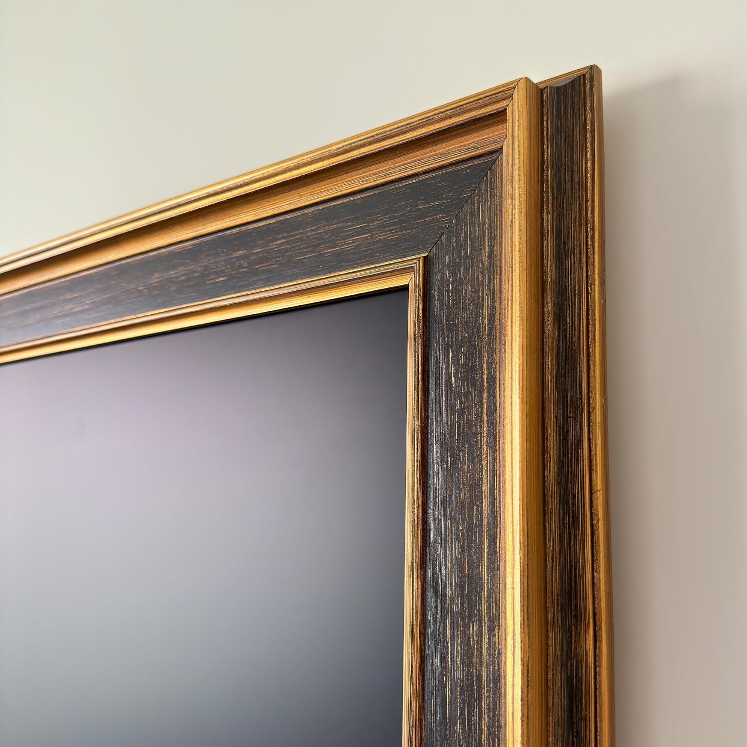 Black TV frame 43' (Gilded Noir, 43-LS03) - Compatible ONLY with Samsung The Frame TV and Pro TVs (Fits 2021-2026, LS03A, LS03B,LS03C,LS03D,LS03FA,LS03FW)