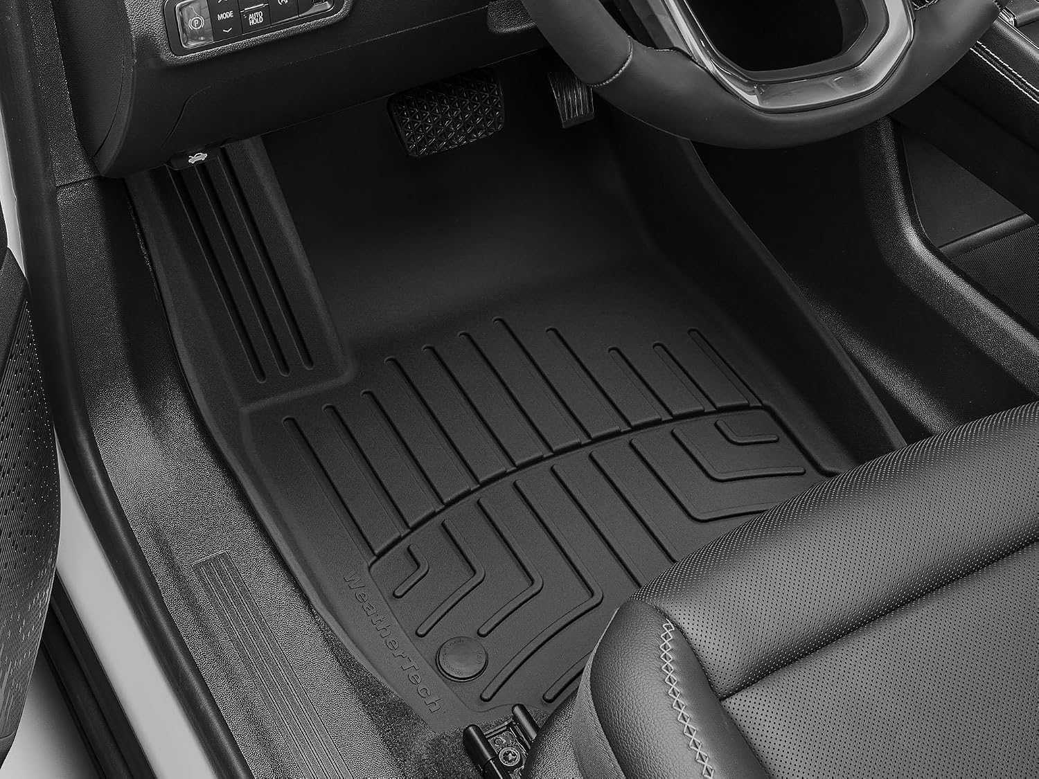 WeatherTech FloorLiner HP Custom Fit Floor Mats for Chevrolet Equinox, Terrain 1st Row (4418851IM), Black