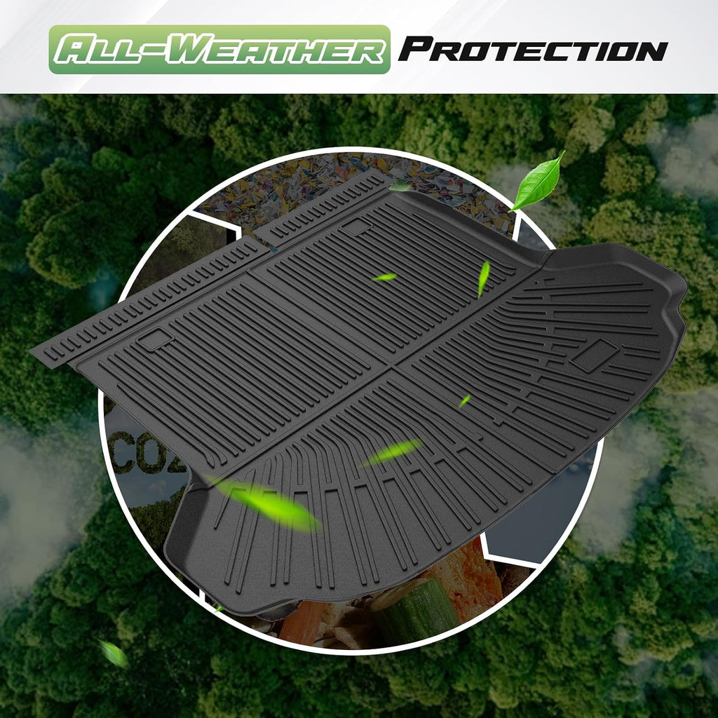 Cartist Floor Mats for Honda HR-V 2023 2024 2025 2026 (Gasoline & Hybrid), All Weather Cargo Liner & Door Sill Guards for HRV Accessories, Heavy Duty TPE Cargo Mats, Car Accessories