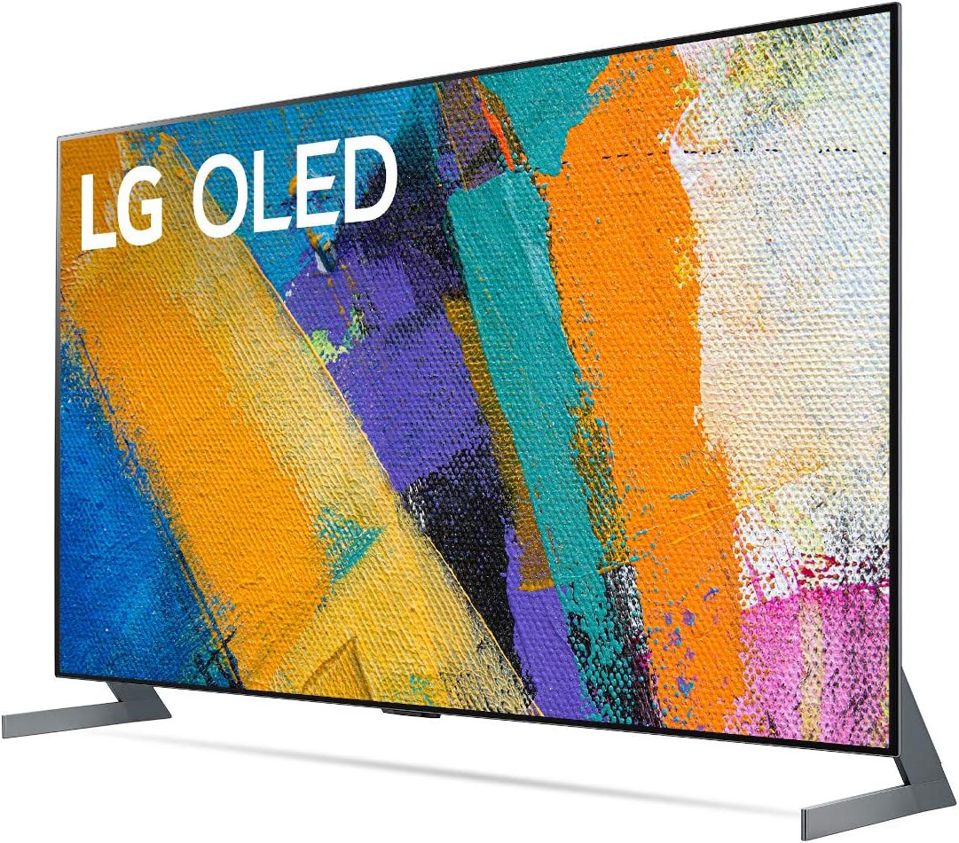LG OLED GX Series 77' Alexa built-in 4k Smart TV (3840 x 2160), Gallery Design, 120Hz Refresh Rate, AI-Powered 4K, Dolby Cinema, WiSA Ready, Voice Control (OLED77GXPUA, 2020)
