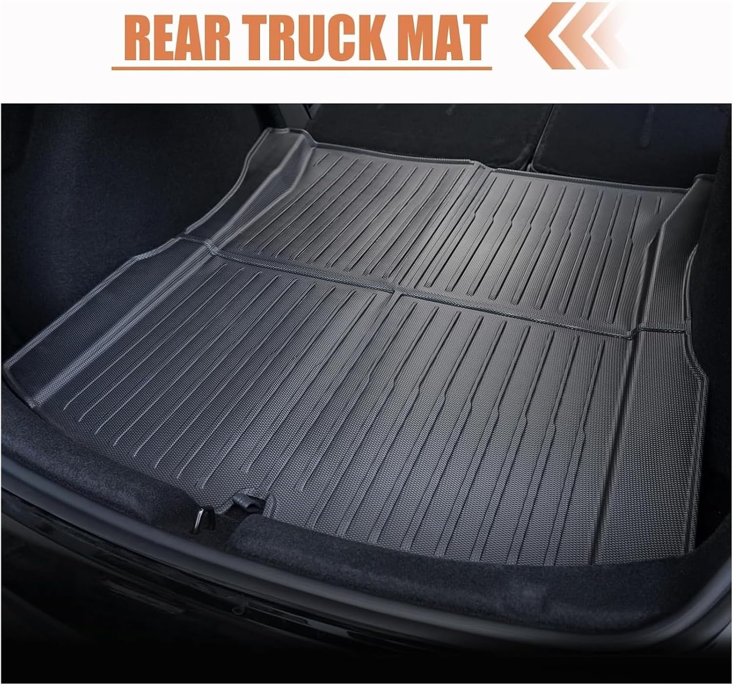 Compatible with Tesla Model 3 2024 Highland TPE Floor Mats & Cargo Liner Waterproof Anti-Slip Trunk Mat TPE Pads Left Right Hand Drive(6PCS LHD)
