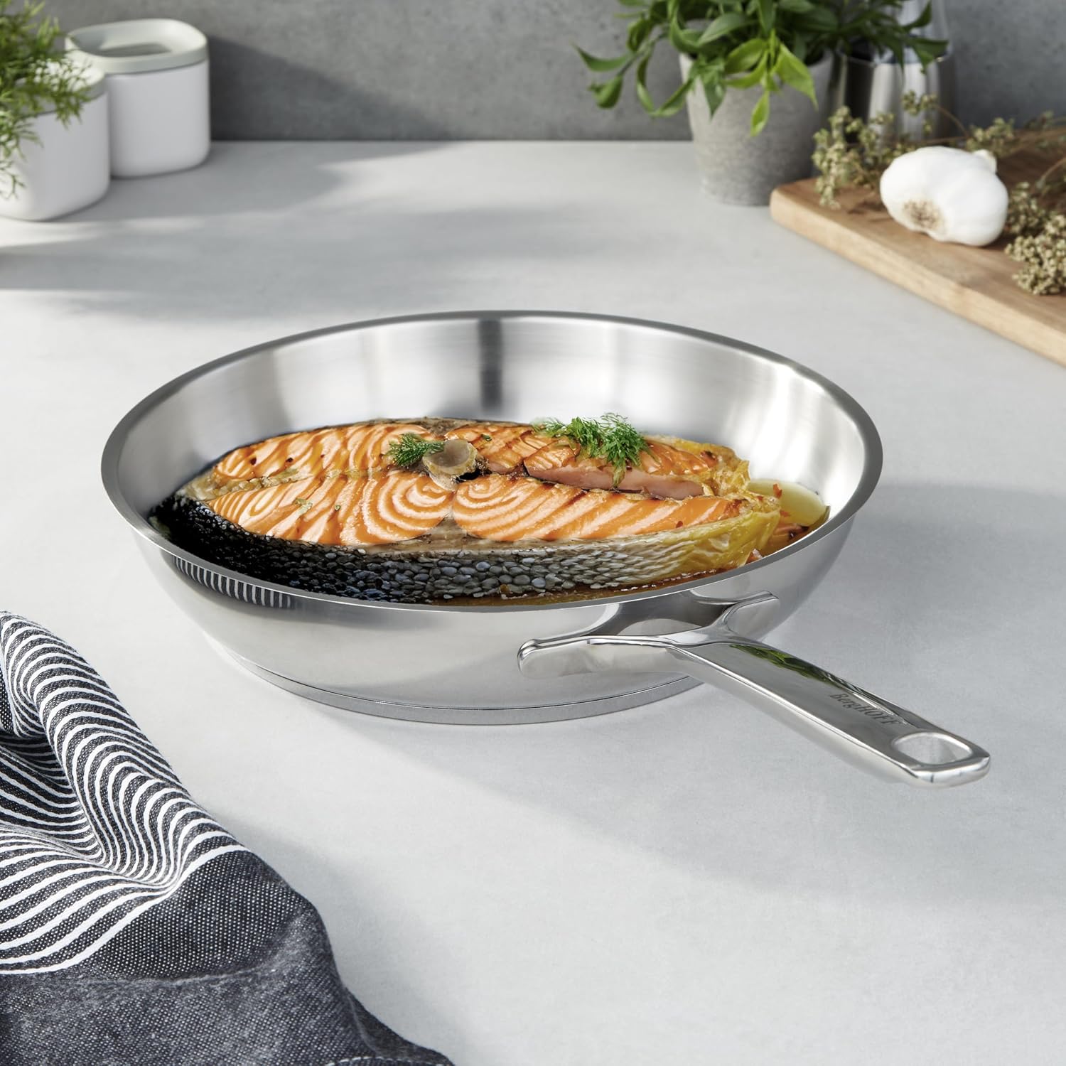 Berghoff DiNA Helix Recycled 18/10 Stainless Steel 11' Frying Pan