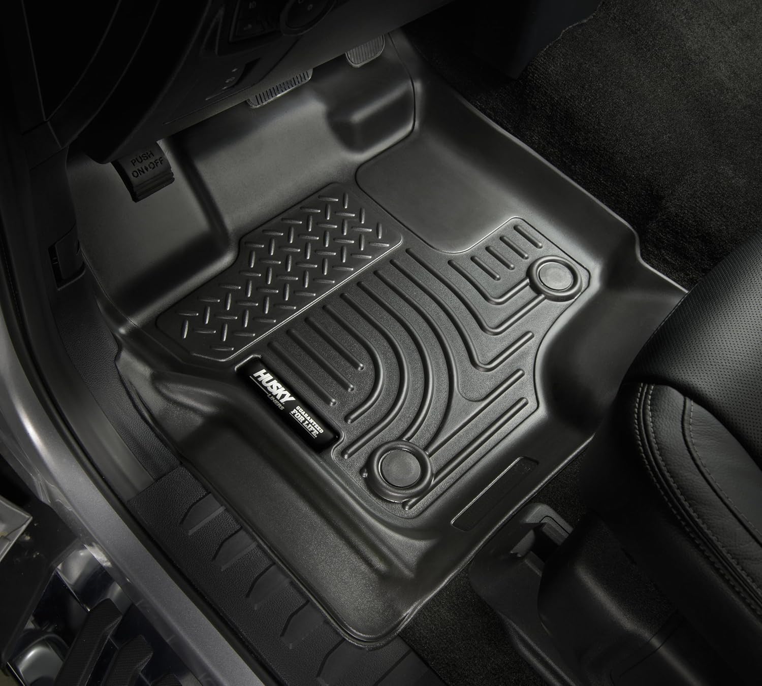 Husky Liners Weatherbeater Floor Mats | Fits 2018-2024 Volkswagen Tiguan | Front & 2nd Row, 3-pc Black - 95231