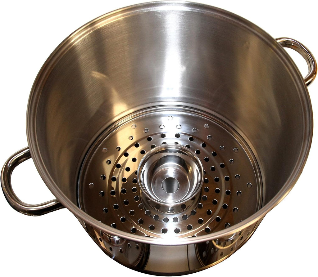 Uzbek 5 Level 20 Qt 18/10 Stainless Steel Steamer Warmer Cooker Mantovarka Manti