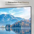 SYLVOX 65 inch Outdoor TV with Wall Mount & Soundbar, Ultra-Narrow Bezel, 4K Smart TV, 1000 nits, IP56 Waterproof, Dual Speakers, All-Weather Metal Chassis for Patio, Deck, Backyard (Frameless Series)