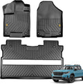 CAT® JustFit™ 3D Custom Fit Floor Mats for Honda Ridgeline 2017-2025, Heavy Duty All Weather Floor Liners Laser Measured, Honda Ridgeline Accessories