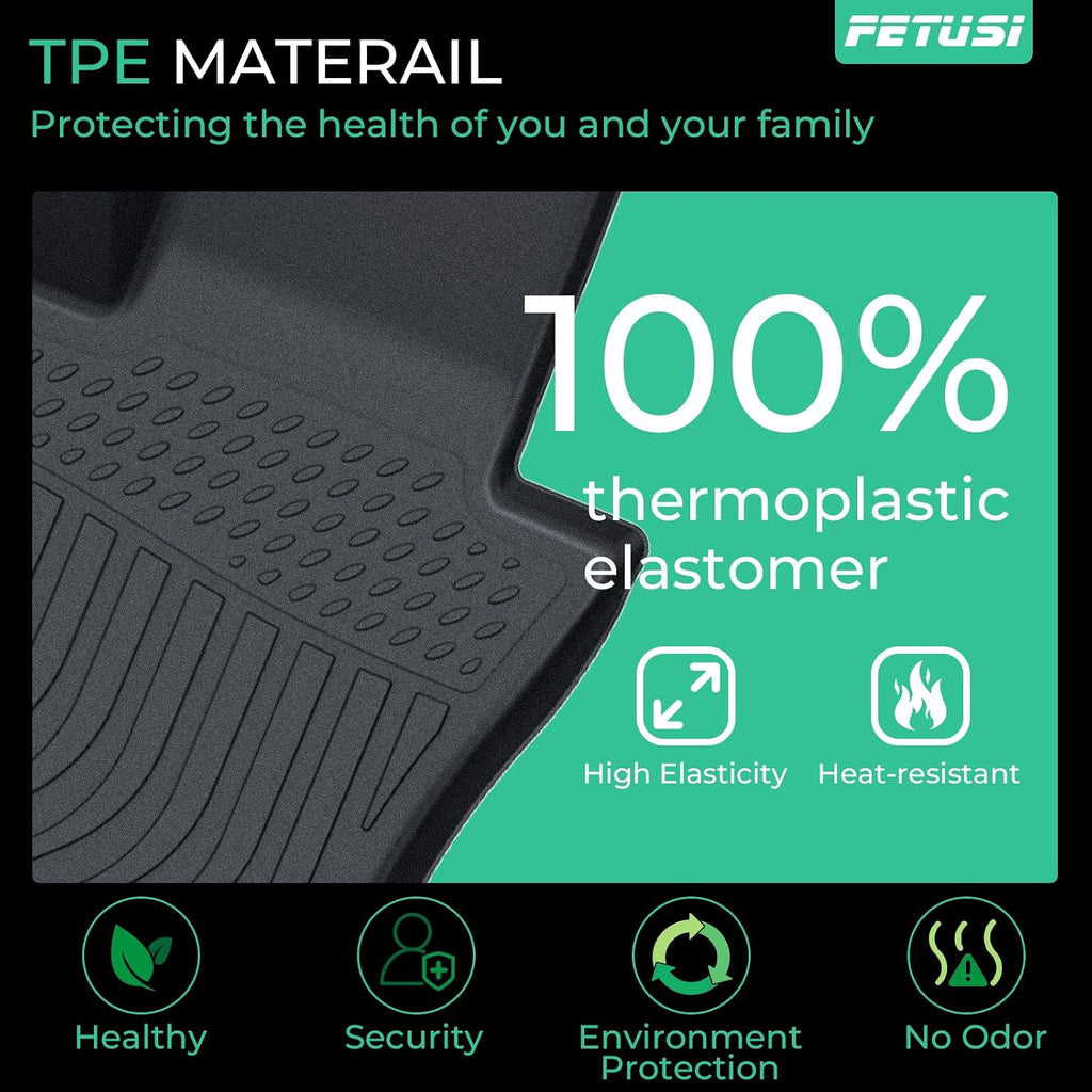 Floor Mats & Cargo Liner Set Custom Fit for Mazda CX-30 2020-2024 2025, All Weather Protection for Car Mats Anti-Slip TPE Odorless Floor Liners Mazda CX-30 Accessories Waterproof Trunk Mat, Black