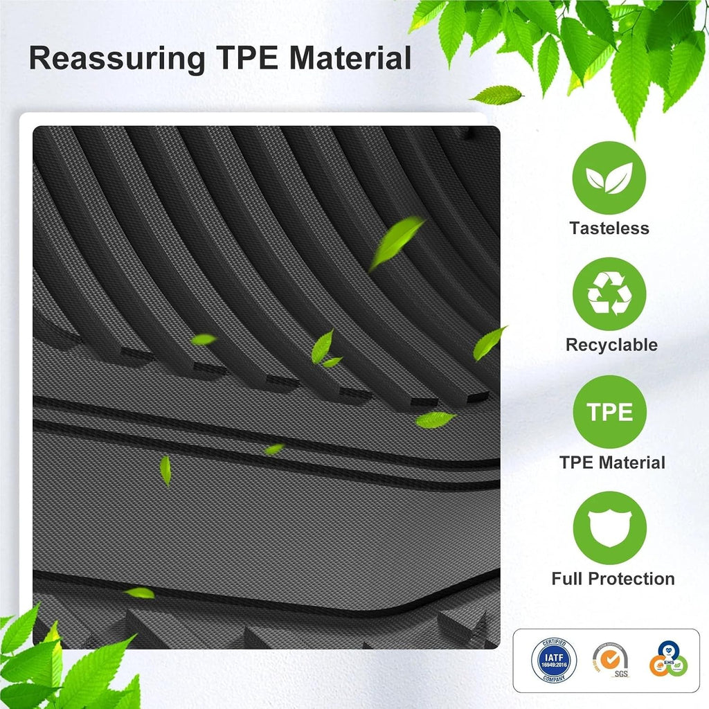 for Tesla Model 3 Highland 2024 TPE 3D Car Floor Mats Cargo Liner Trunk Pad Waterproof Protective Accessories(Trunk 1P)