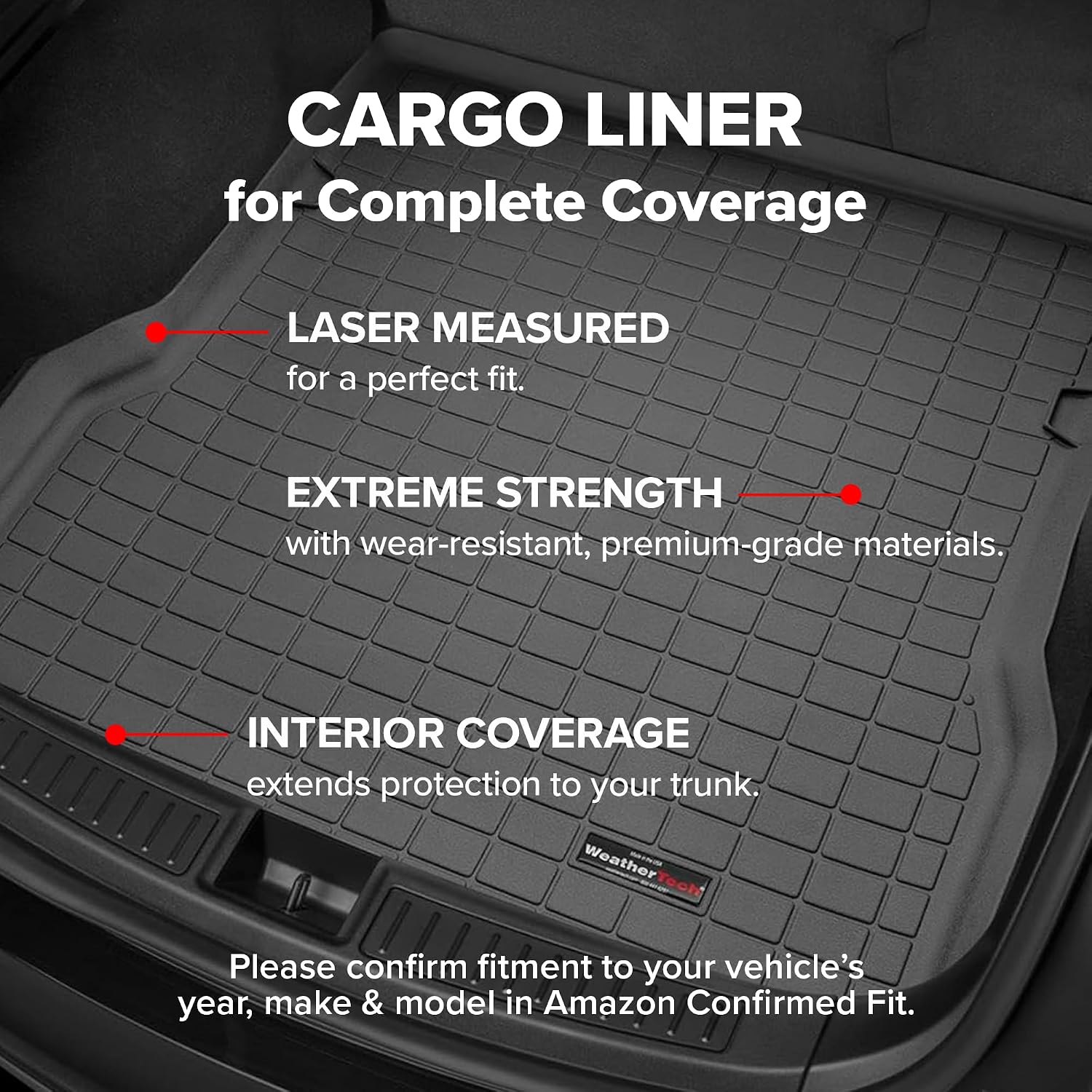 WeatherTech Cargo Trunk Liner for Toyota 4Runner, Behind 2nd Row (41175), Tan
