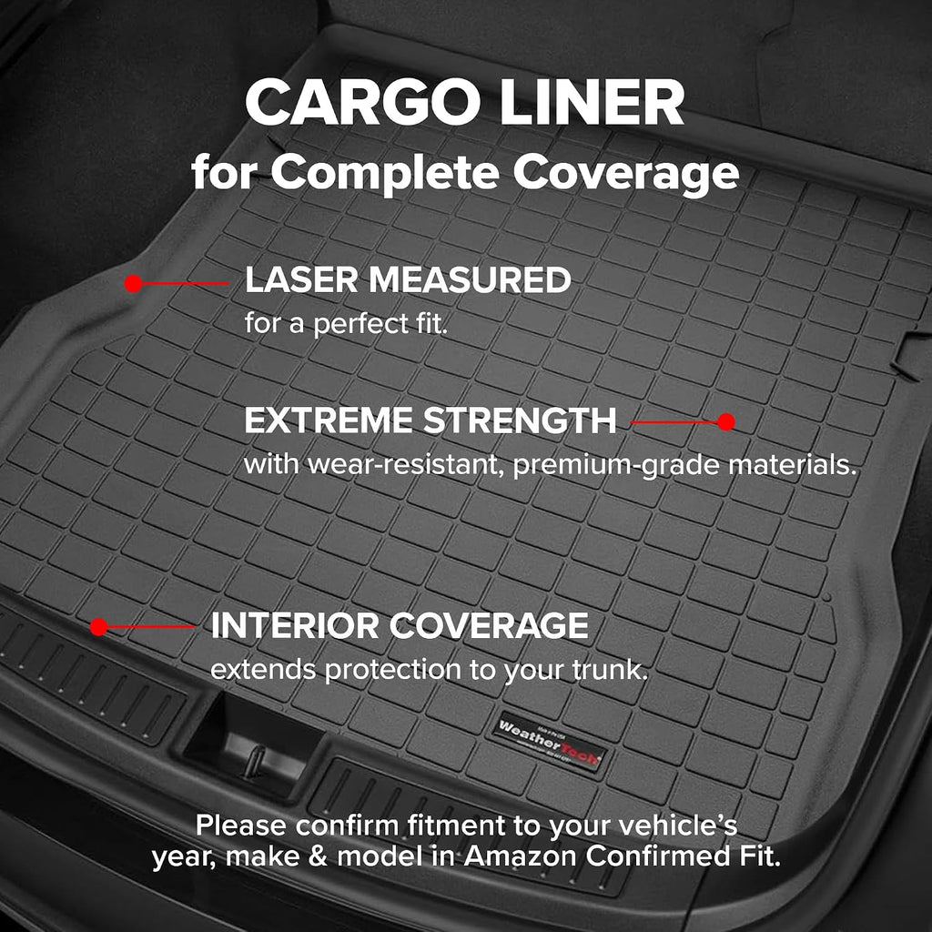 WeatherTech Cargo Trunk Liner for Toyota 4Runner, Behind 2nd Row (42175), Grey