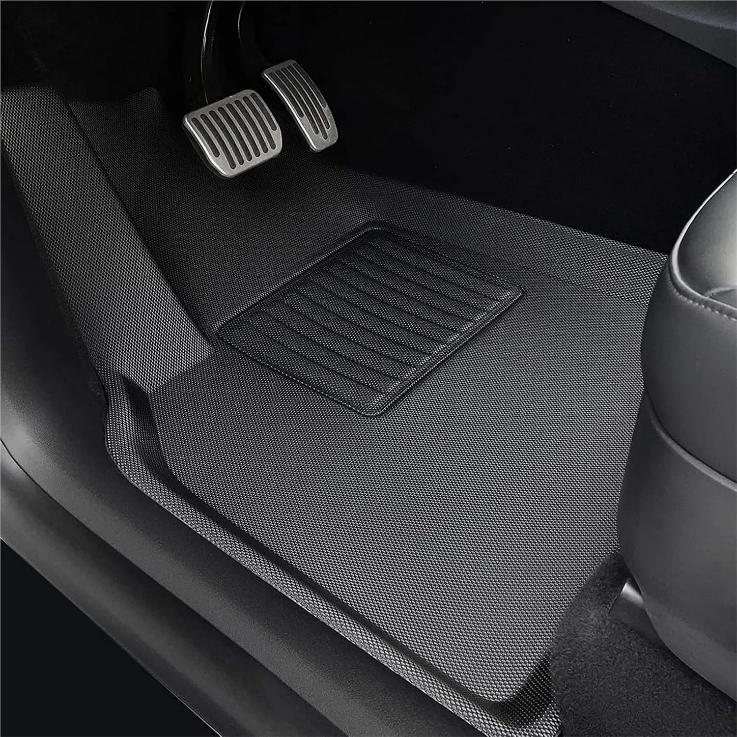 Floor Mats Compatible with Tesla Model 3 Highland 2024 All Weather Trunk Floor Mat Full Set WP Non-Slip Cargo Liners(9pcs Model 3 RHD)
