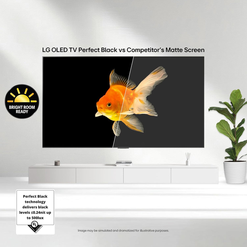 LG 83-Inch Class OLED evo AI 4K G5 Series Smart TV w/Dolby Atmos, Dolby Vision, HDR10, AI Super Upscaling 4K, Filmmaker Mode, Wow Orchestra, Alexa Built-in (OLED83G5WUA, 2025) (Renewed)