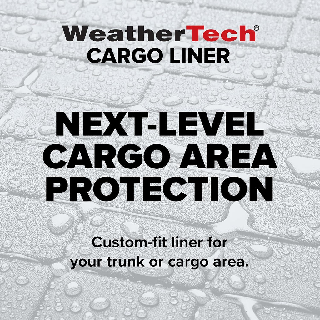 WeatherTech Cargo Trunk Liner for Toyota 4Runner, Behind 2nd Row (40175), Black