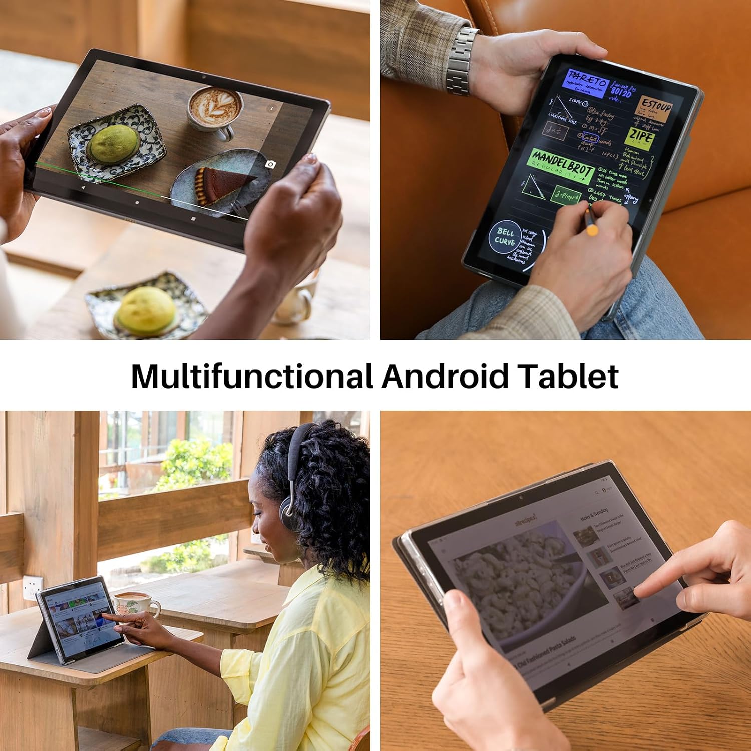 HUION Kamvas Slate 10 Standalone Drawing Tablet No Computer Needed with Full-Laminated Anti-Glare Screen, 10.1-inch Digital Art Tablet with 4096 Levels Stylus Pen, Android 12, 8GB+128GB
