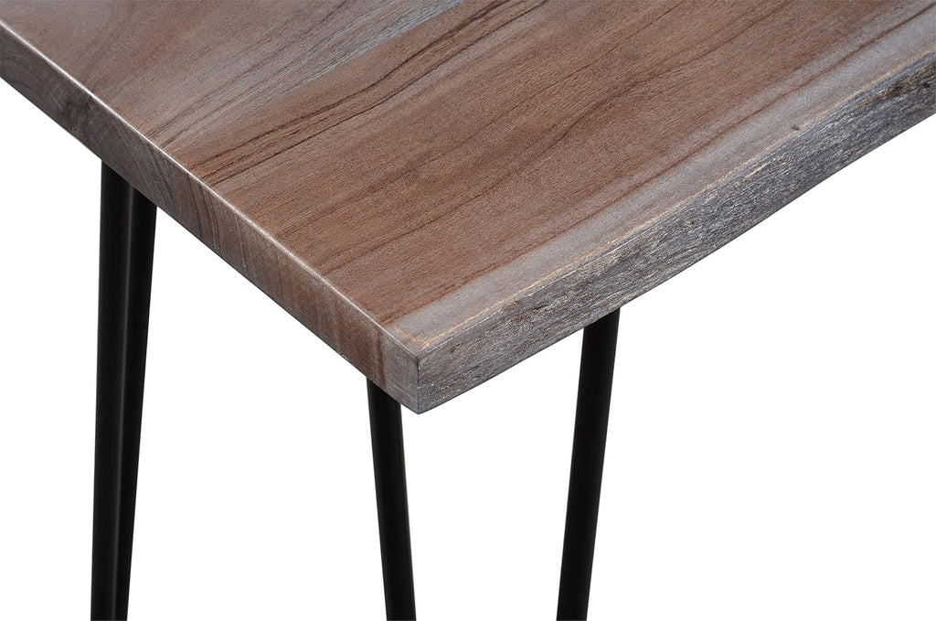 Jofran Nature's Edge 72' Farmhouse Dining Table - Solid Wood Counter Height Dining Table for Modern Homes, Slate