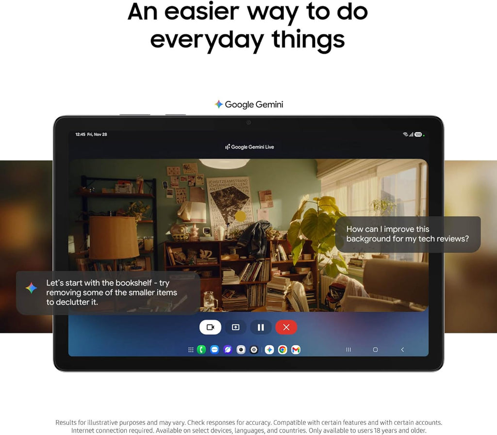 Samsung Galaxy Tab A11+ 5G 11' 128GB Android Tablet, Wi-Fi (Unlocked), Big Screen, Upgraded Chipset, Long Battery Life, Quad Speakers, Multi Window Display, US Version, 2026, Gray, SM-X238UZAAXAA