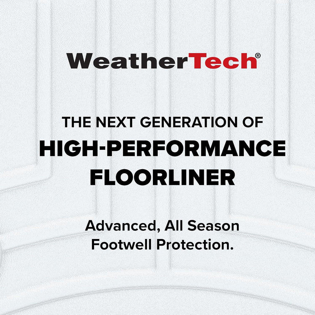 WeatherTech FloorLiner HP Custom Fit Floor Mats for Chevrolet Equinox, Terrain 1st Row (4418851IM), Black