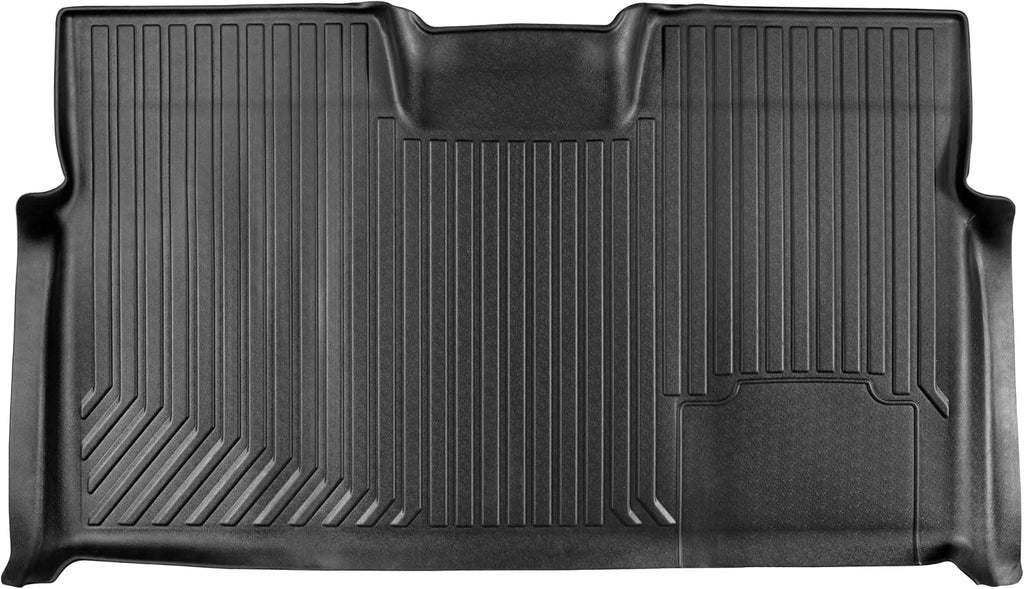 CAT® JustFit™ 3D Custom Fit Rear Floor Mat for Ford F-150 Crew Cab 2010-2014, Heavy Duty Rubber Floor Liner Laser Measured, Ford F150 Accessories