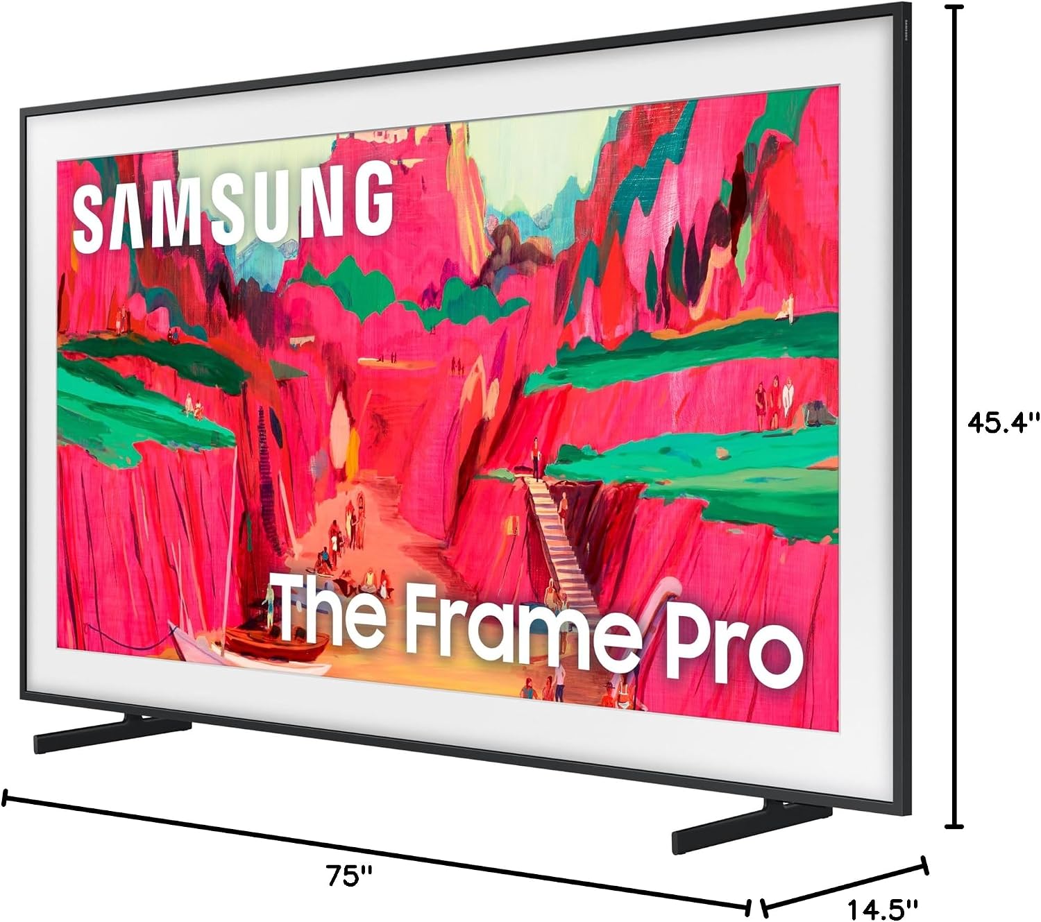 Samsung QN85LS03FWFXZA 85 Inch The Frame Pro Wireless 4K Neo QLED TV with a HW-Q900F Q Series Soundbar 7.1.2 Ch Subwoofer (2025)