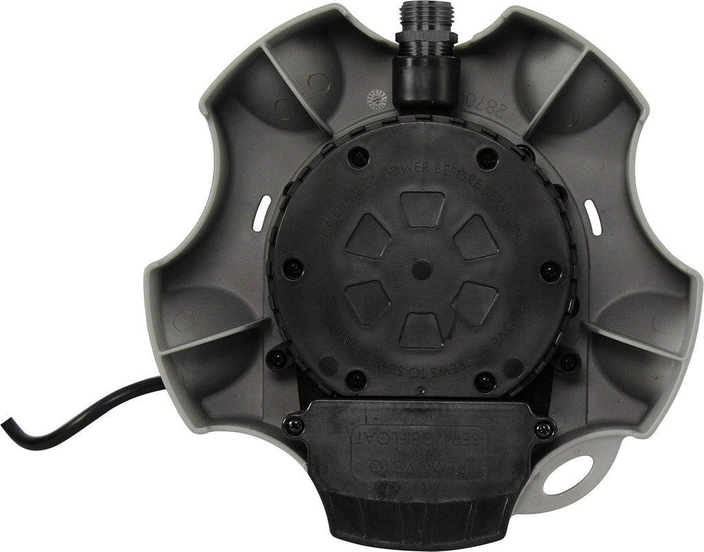 WAYNE WPCP250-1/4 HP Automatic Pool Cover Pump with 25 Foot Power Cord - Up to 1,900 Gallons Per Hour - Automatic On/Off Water Removal Pool Cover Pump