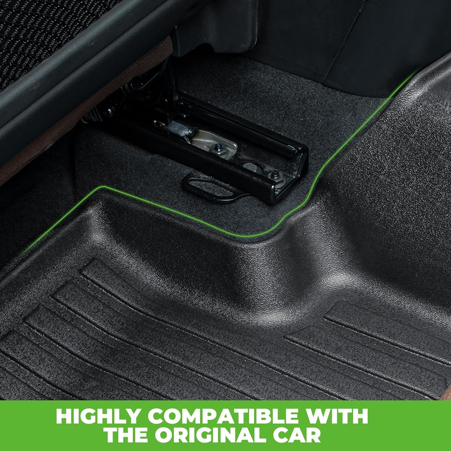Floor Mats & Cargo Liner & Backrest Mat Set Fit for 2024-2026 Toyota Grand Highlander 7 Seat,All Weather Protection for Car Mats Anti-Slip TPE Odorless Floor Liners Grand Highlander 7 Seat Accessorie