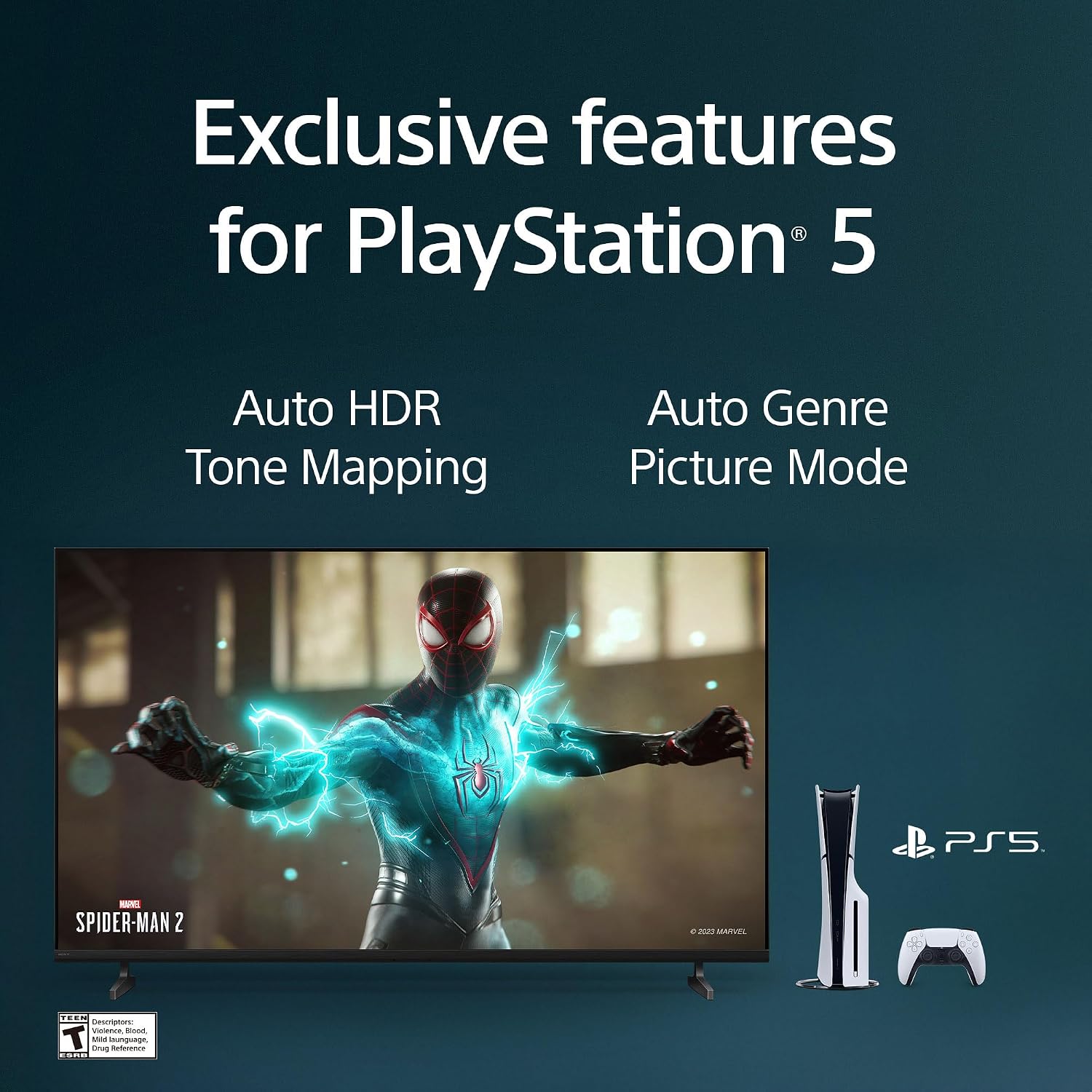 Sony BRAVIA 2 II 65 Inch 4K Ultra HD LED Smart TV with Google TV and Exclusive Features for PlayStation®5 (K-65S20M2), 2025 Model (Renewed)