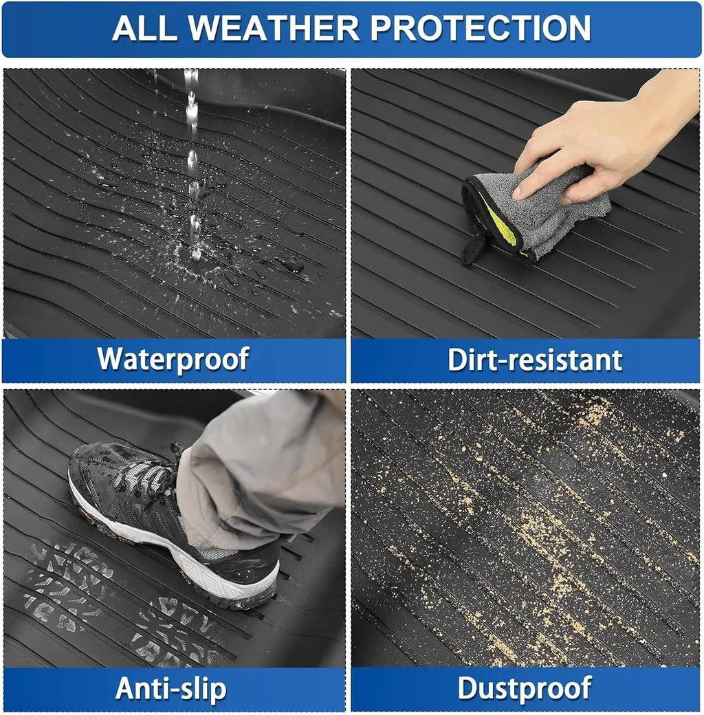 Compatible with Tesla Model 3 2024 2025 2026 Highland Floor Mats Cargo Liner TPE Pad Left/Right Hand Rubber(1pc Trunk)