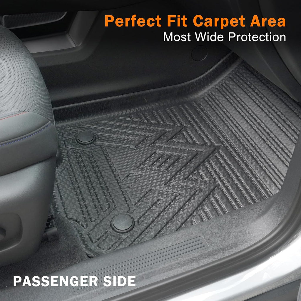 KUST Floor Mats for 2020-2025 Subaru Outback Accessories, All Weather Floor Liners & Seat Back Mats & Rear Trunk Mat Full Set of 6pcs, TPE Rubber, Raised Edge