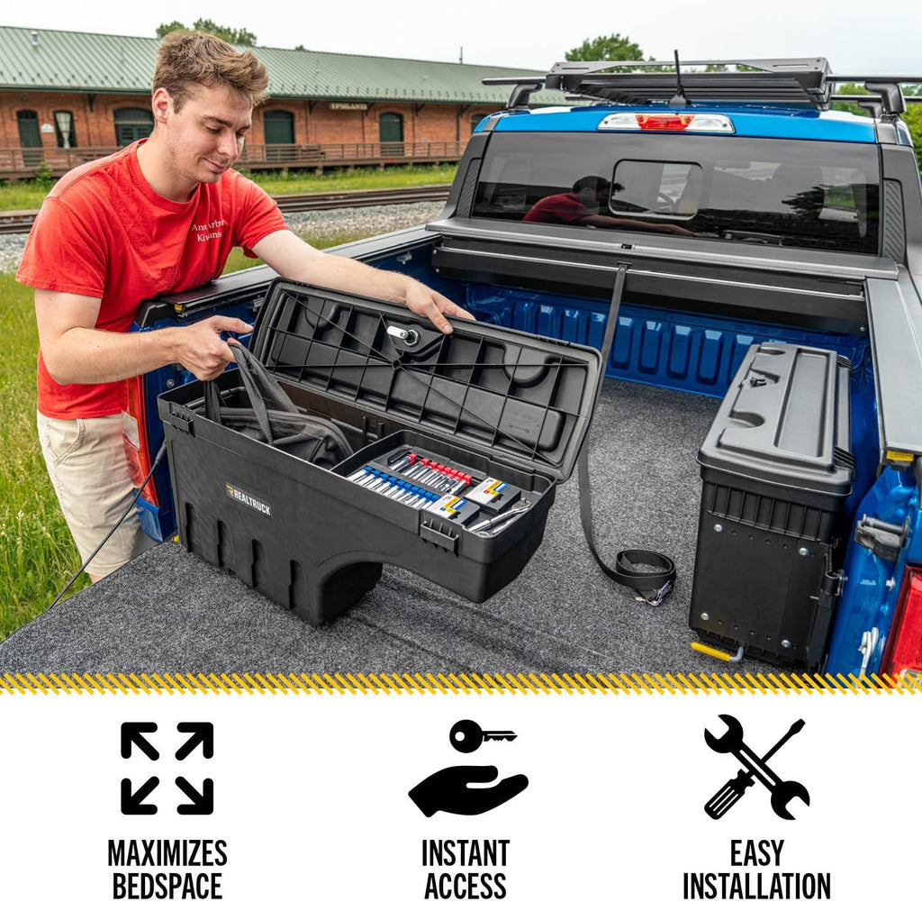 RealTruck Undercover SwingCase Truck Bed Storage Box | SC207D | Fits 2023-2025 Ford Maverick Drivers Side