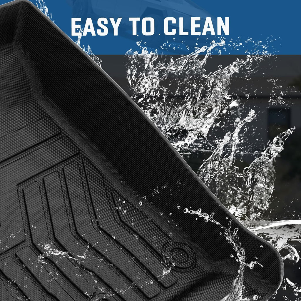 KUST Floor Mats for Honda HR-V 2023-2025 2026, Cargo Mat Floor Liners Back Seat Mats for HRV Accessories, All Weather Protection TPE Rubber Rear Trunk Mat High Edge (Full Set Mats)