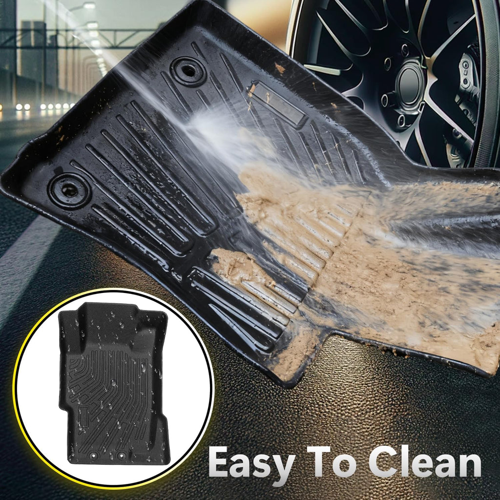 Floor Mats Compatible with Hyundai Elantra 2011-2016(Not for GT & Touring),All Weather Protection Duarble TPE Cargo Liner Accessories Compatible with Hyundai Elantra 2011 2012 2013 2014 2015 2016