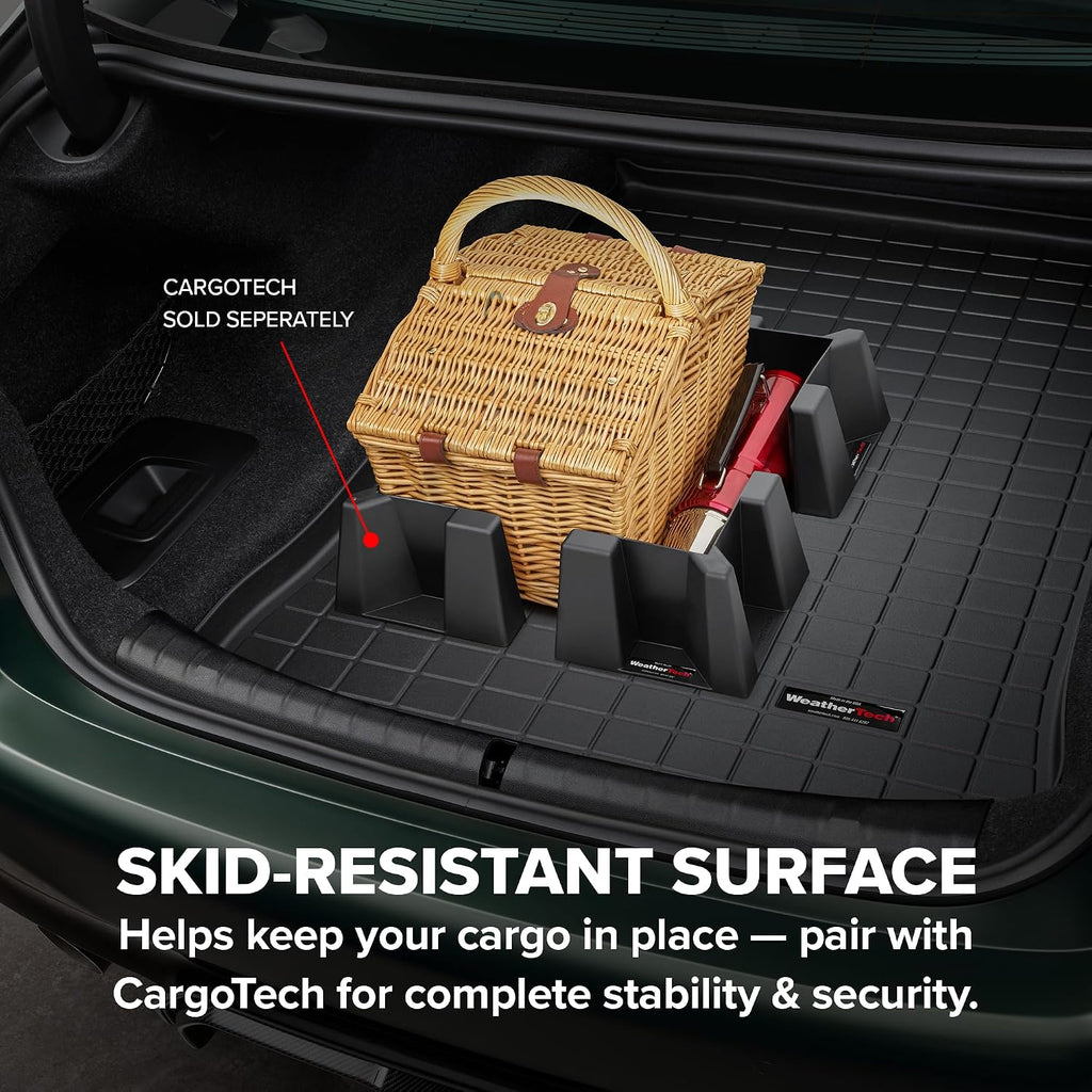 WeatherTech Cargo Trunk Liner for Tesla Model 3, Model 3 Front Cargo and Trunk (401396-1474), Black