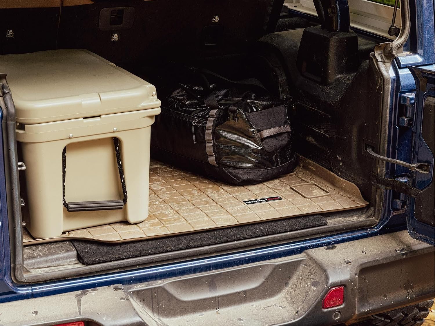 WeatherTech Cargo Trunk Liner for Toyota 4Runner, Behind 2nd Row (40175), Black