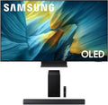 Samsung QN83S95FAEXZA 83 Inch OLED HDR Pro 4K Smart TV with a HW-B630F B-Series Soundbar 3.1 Ch and Subwoofer with Dolby Audio (2025)