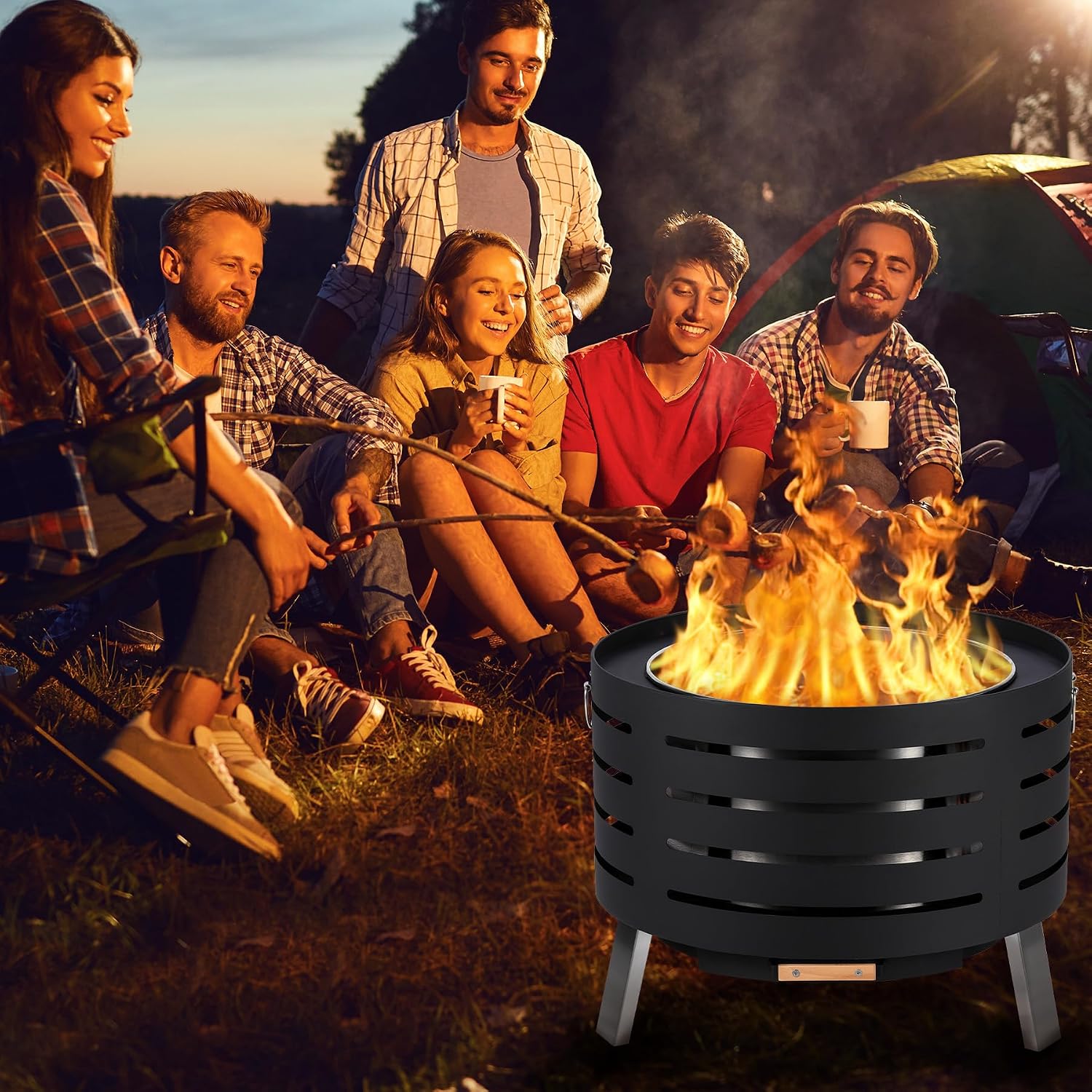 GarveeLife Smokeless Fire Pit Outdoor
