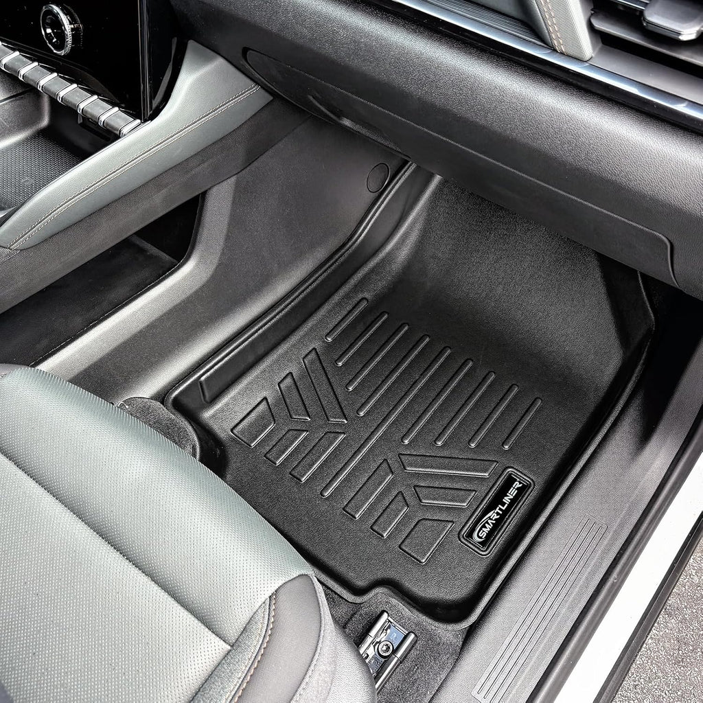 SMARTLINER Custom Fit All Weather Protection Black 2 Row Floor Liners Compatible with 2025-2026 GMC Terrain/Chevrolet Equinox (Fits All Models)