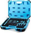 Capri Tools 3/8-Inch Drive Master Impact Socket Set with Adapters and Extensions, Premium Chrome Molybdenum Steel, 48-Piece