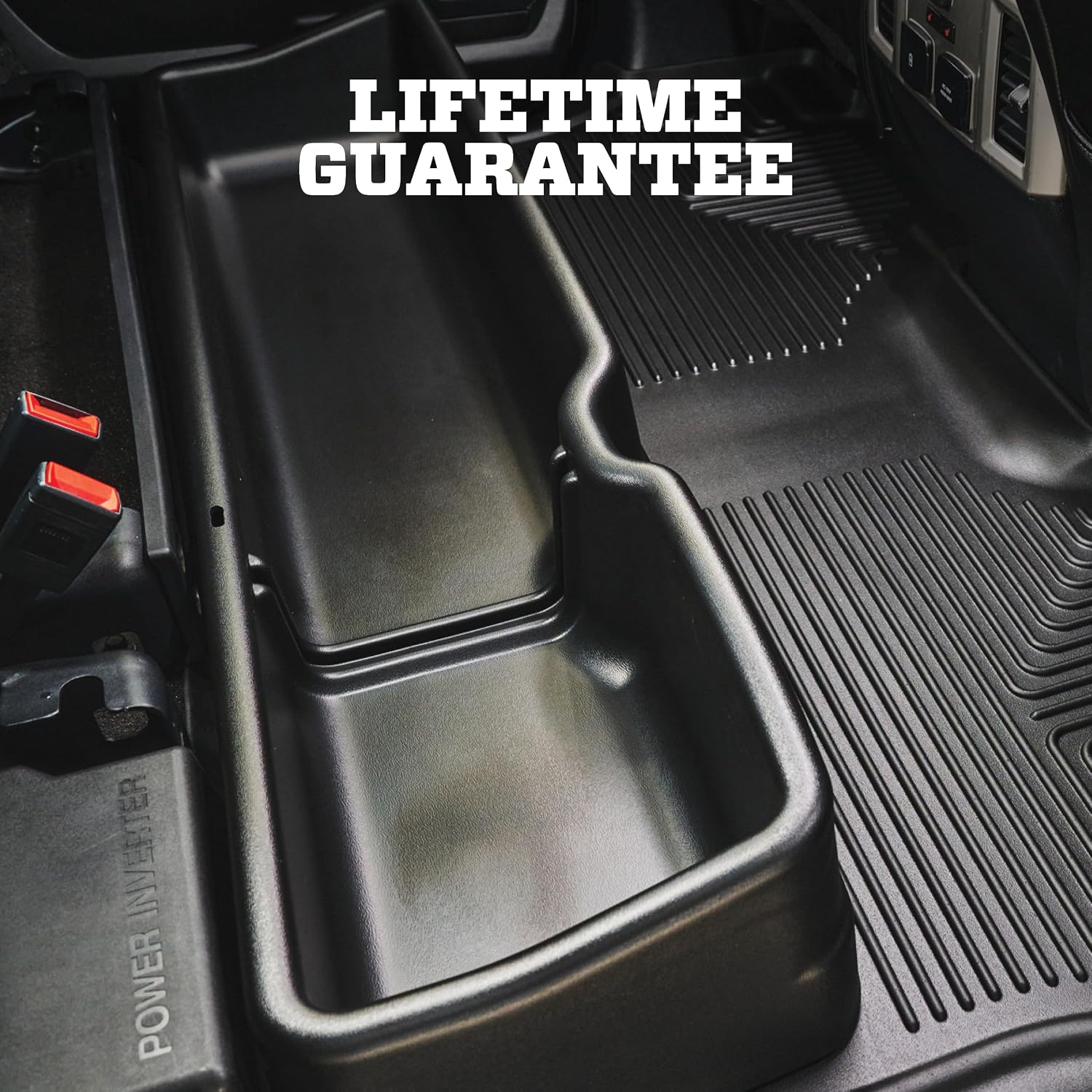 Husky Liners GearBox Under Seat Storage System for 2019-2026 Chevrolet Silverado 1500 & GMC Sierra 1500, 2020-2021 Silverado 2500HD, 3500HD & 2020-2026 Sierra 2500HD, 3500HD (CREW CAB ONLY)