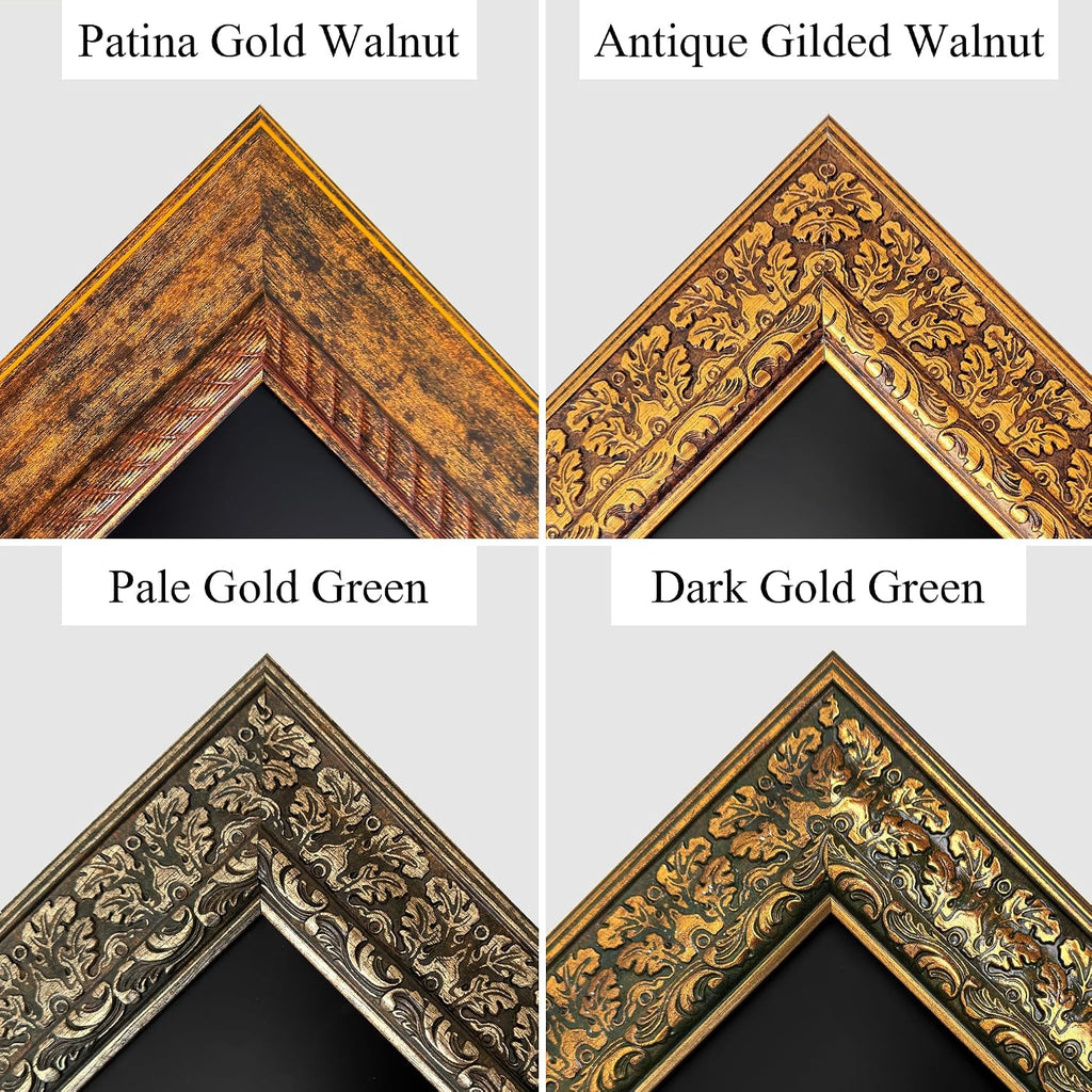 Patina Gold Walnut 55' TV frame - Compatible ONLY with Samsung The Frame TV and Pro TVs (Fits 2021-2026 models, model codes: 55LS03A/B/C/D/FA/HE/HW)