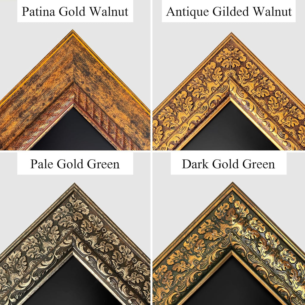 Patina Gold Walnut 43' TV frame - Compatible ONLY with Samsung The Frame TV and Pro TVs (Fits 2021-2026 models, model codes:43LS03A/B/C/D/FA/HE)