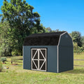 Handy Home Products Braymore 10x12 Do-It-Yourself Wooden Storage Shed with Floor Kit- Does not Include Paint or Roofing Shingles