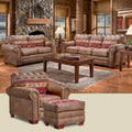 American Furniture Classics Sierra Lodge 4-piece Sleeper Sofa Set in Brown