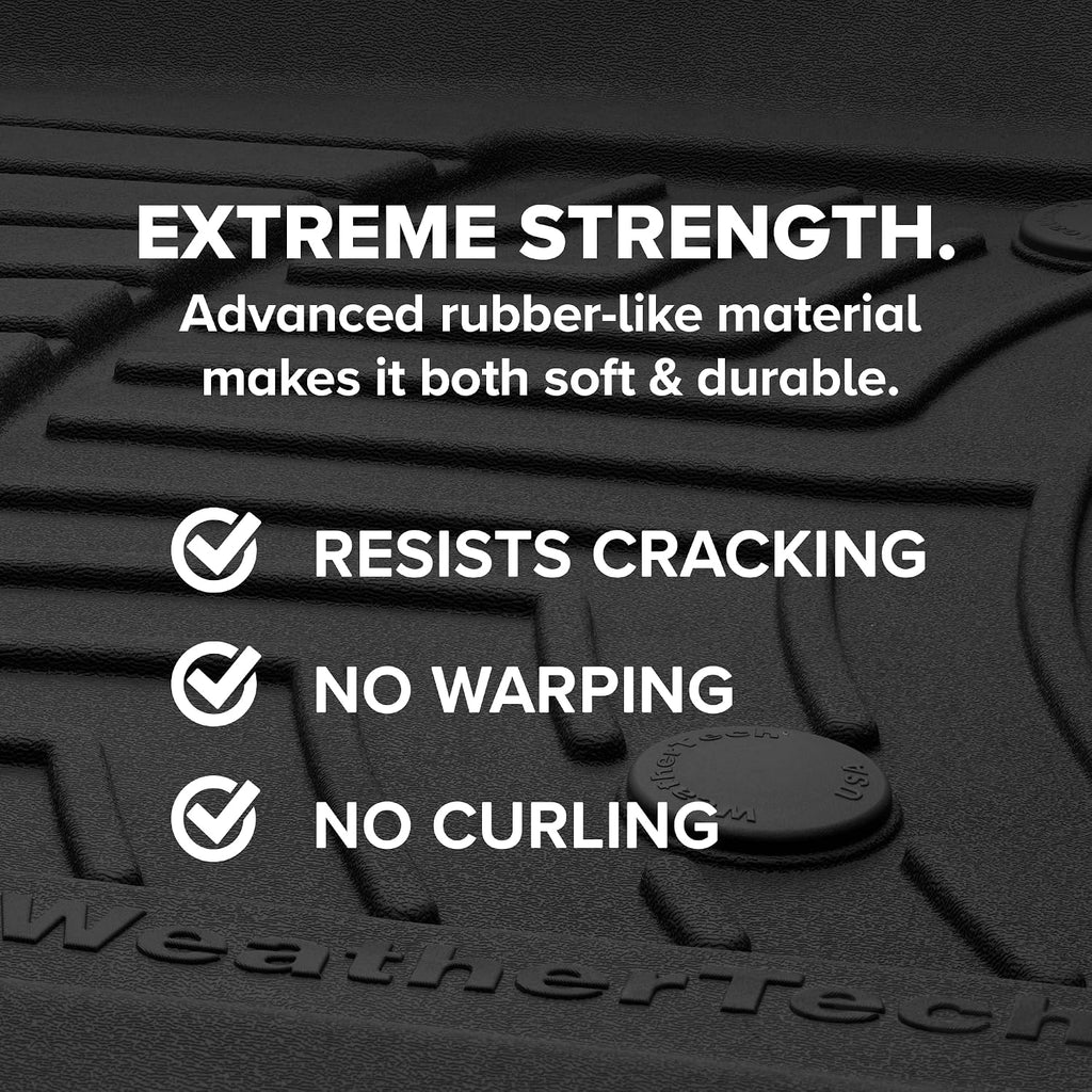 WeatherTech FloorLiner HP Custom Fit Floor Mats for Hyundai Palisade 1st & 2nd Row (461578-1-2IM), Grey
