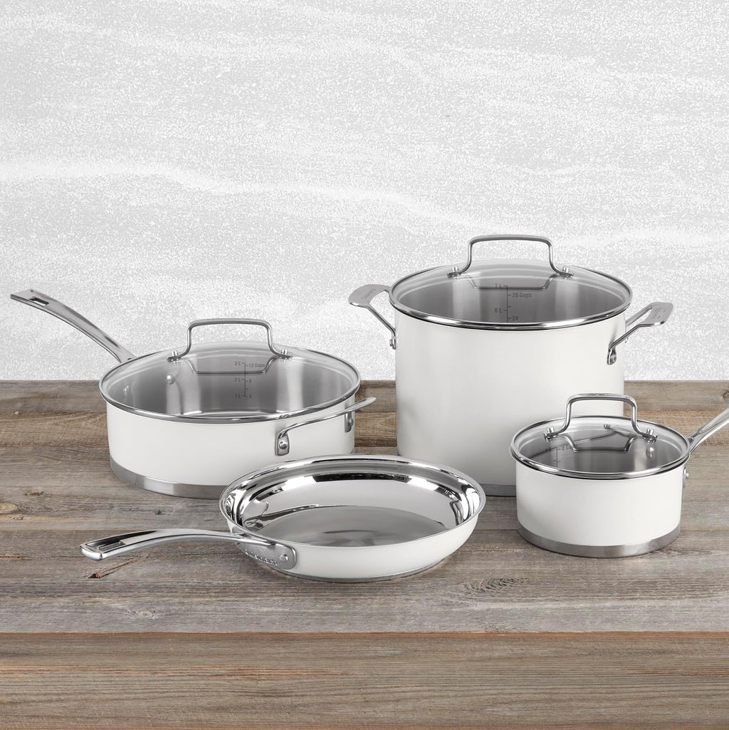 Cuisinart Matte White Stainless Steel 11 Piece Set