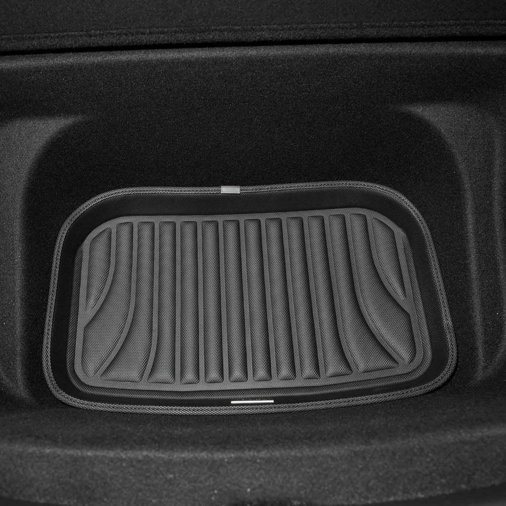 Extreme Coverage Floor Mats for Tesla Model Y (2021-2025) – Full 360° Cabin Protection, GapZero Fit with TrackGuard Rail Protection (Does NOT fit 7-Seat & Juniper)