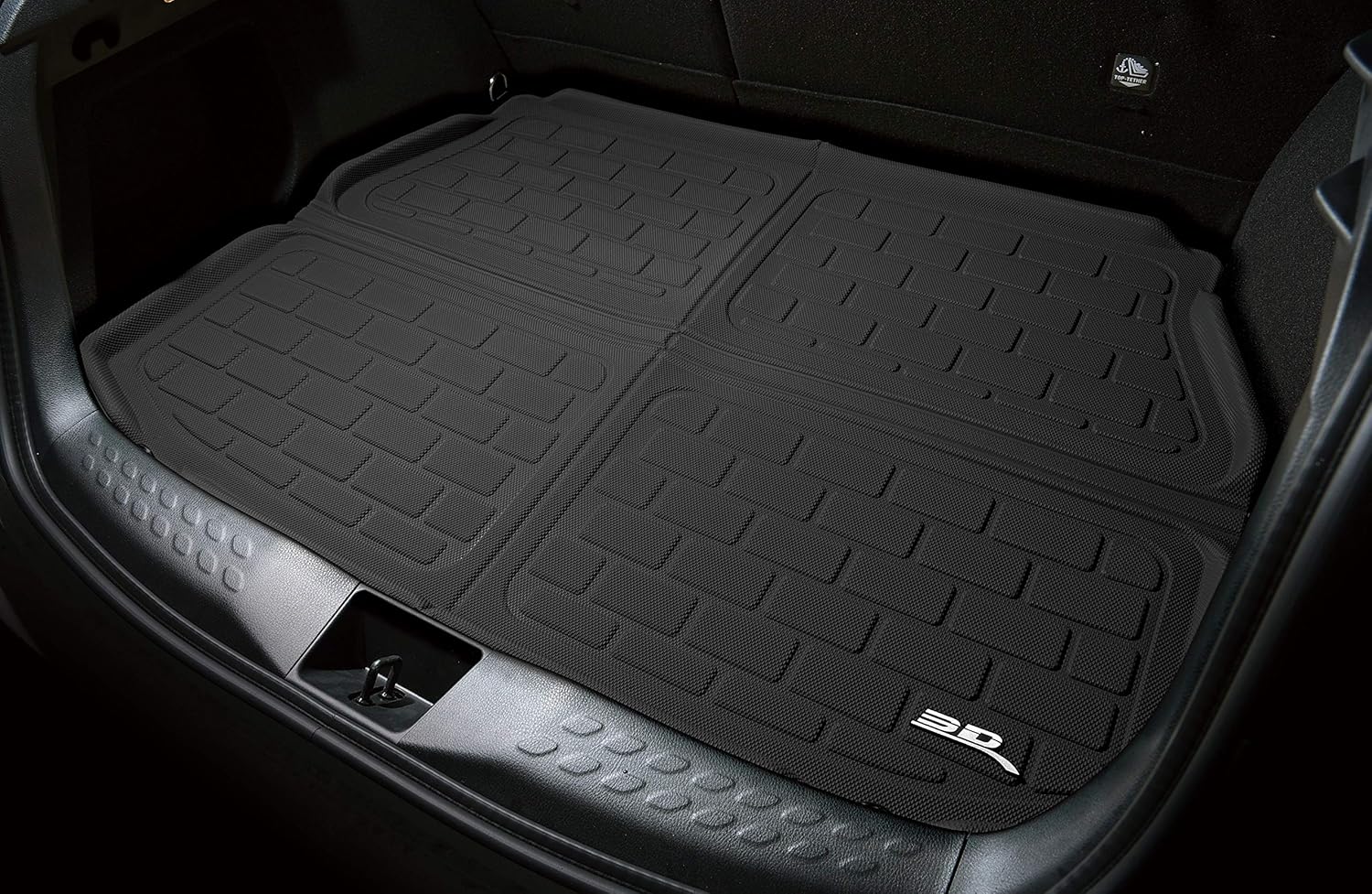 3D MAXpider Kagu Cargo Liner (Black) Compatible with Chevrolet Equinox EV 2024-2026 - Cargo Liner
