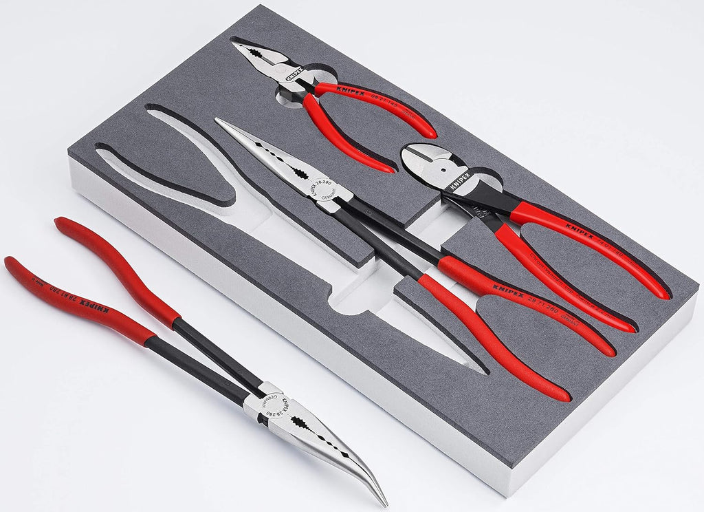 KNIPEX - 00 20 01 V16 Tools - 4 Piece Automotive Pliers Set in Foam Tray (002001V16)
