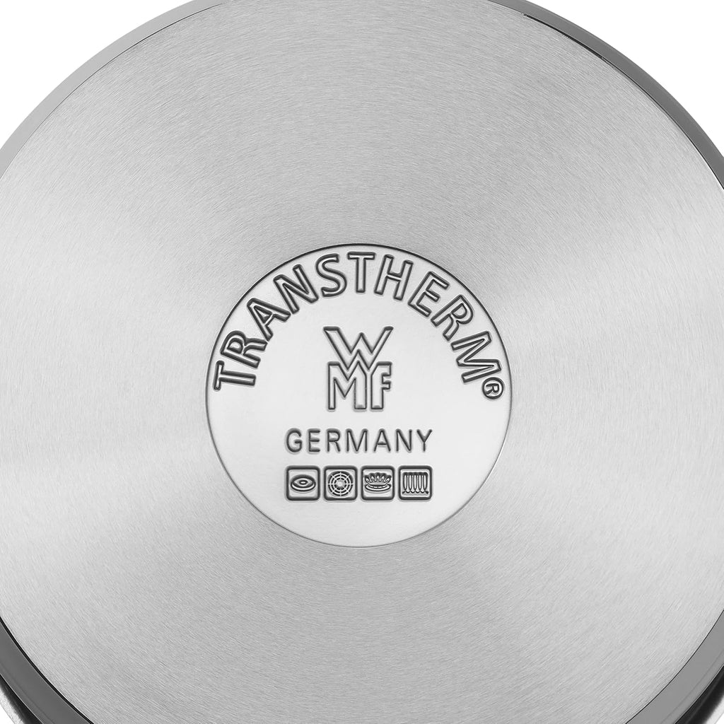 WMF Perfect Premium Pressure Cooker 3.0 litres Polished Stainless Steel 2 Cooking Levels All-in-One Rotary Knob, Dishwasher Safe, Diameter 22 cm Suitable for Induction, Stainless Steel, Silver