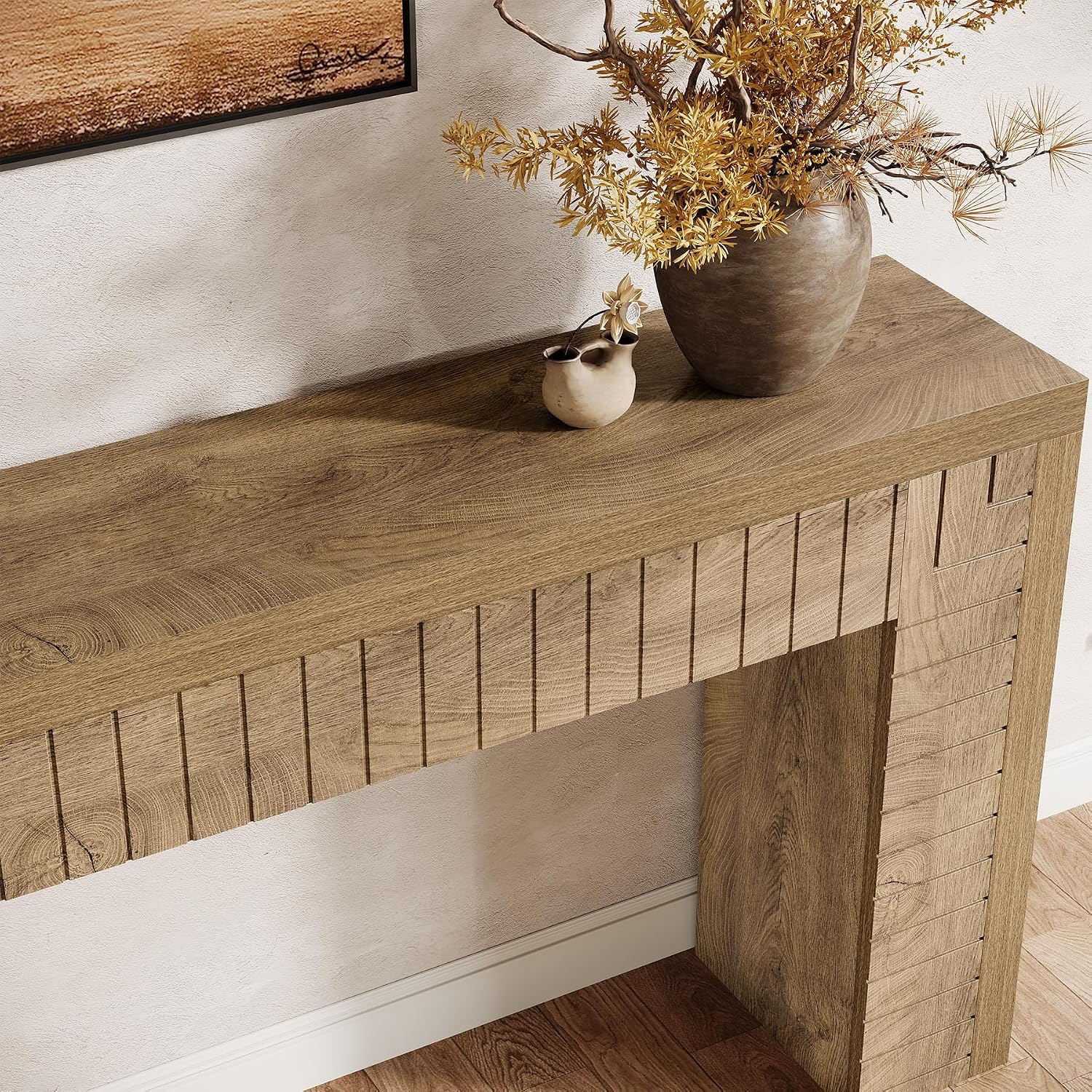 Tribesigns 70.9-Inch Extra Long Console Table for Entryway, Narrow Sofa Table Behind Couch, Suitable for Hallway, Foyer, Living Room