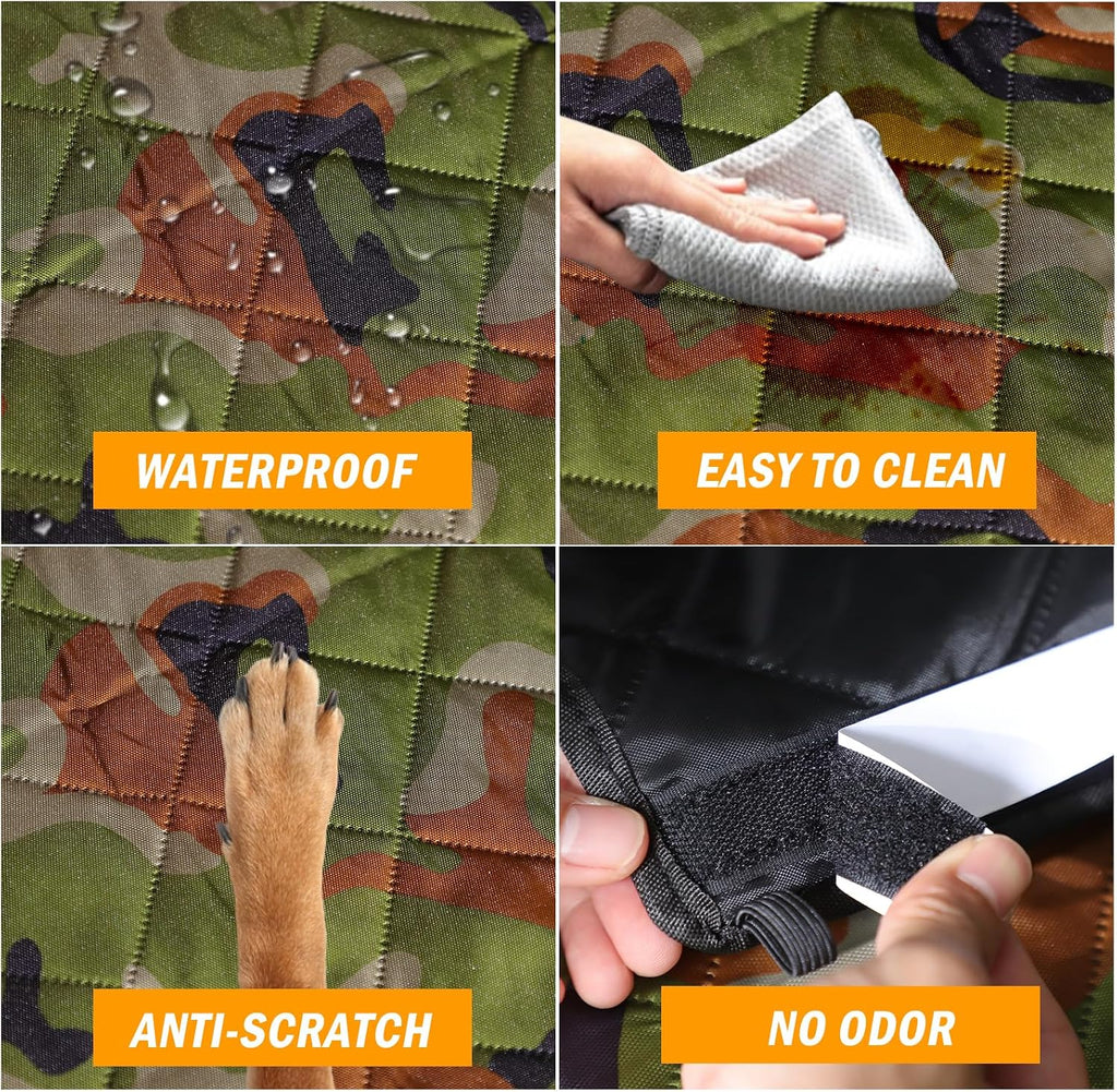 All-Protection Cargo Mat Liner for Hummer EV Accessories Rear Trunk Cargo Liner Floor Mat Cargo Liner for Dogs for Hummer EV SUV 2024 2025+ Heavy Duty 3D Waterproof Protect (Camouflage)
